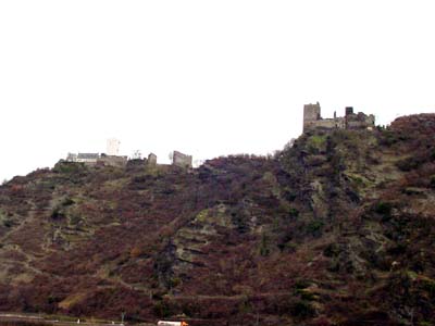 "Die feindlichen Br&uuml;der" Burg Sterrenberg und Burg Liebenstein